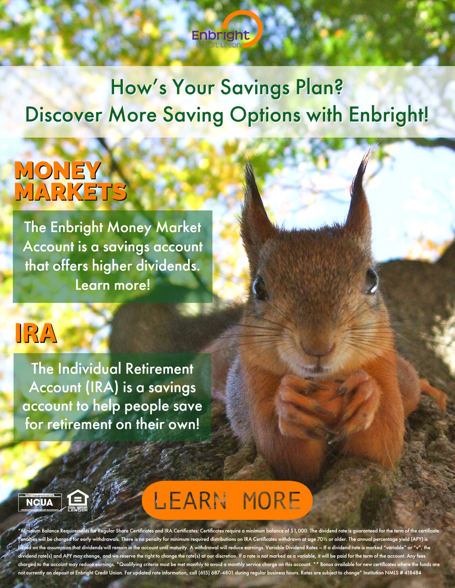 How’s Your Savings Plan? - Enbright Credit Union